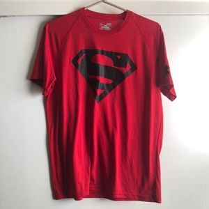 Superman under armour athletic tee